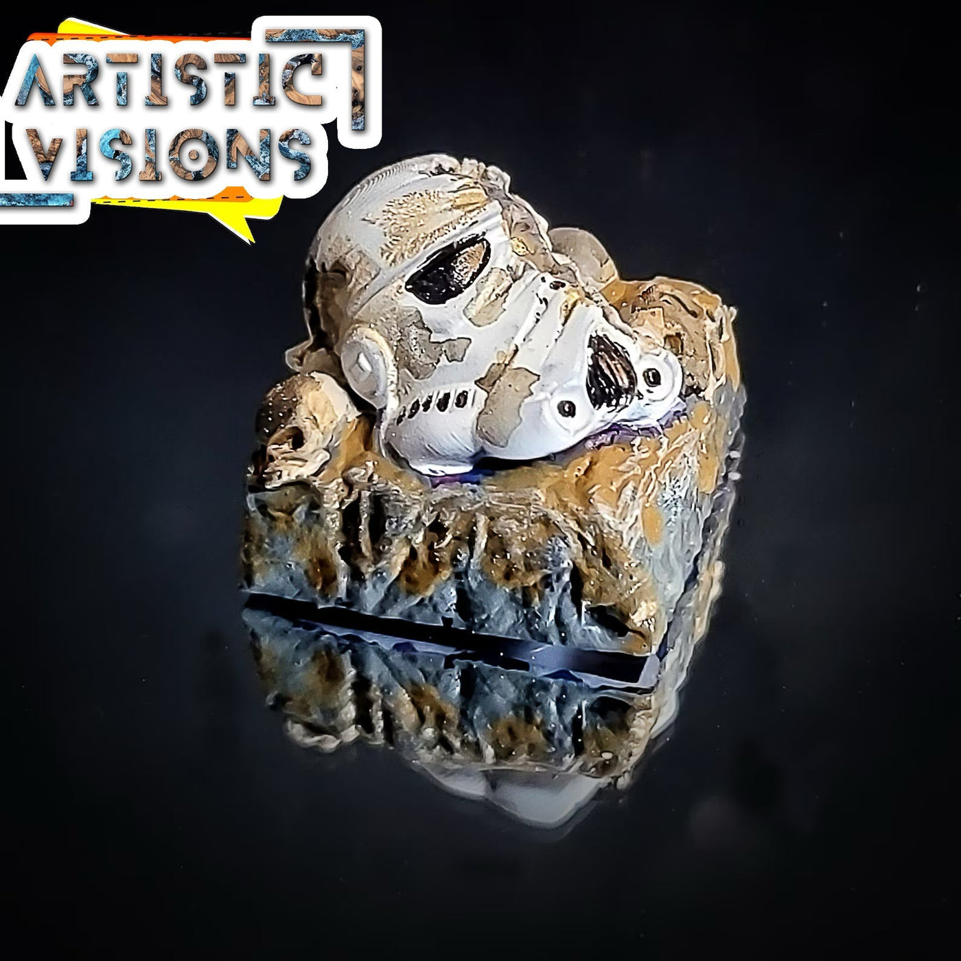 Star Wars Stormtrooper Artisan Keycaps Epoxy Resin