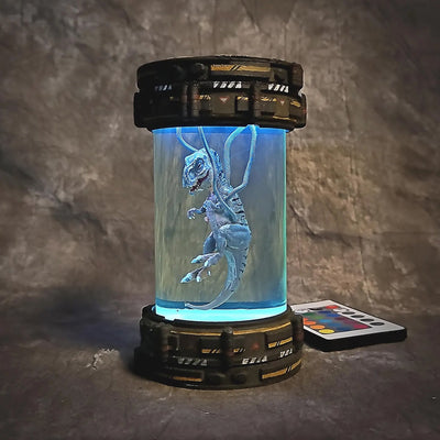 T-Rex Dinosaur Healing Chamber Incubator Epoxy Resin Lamp, Night Light, Wireless Lights