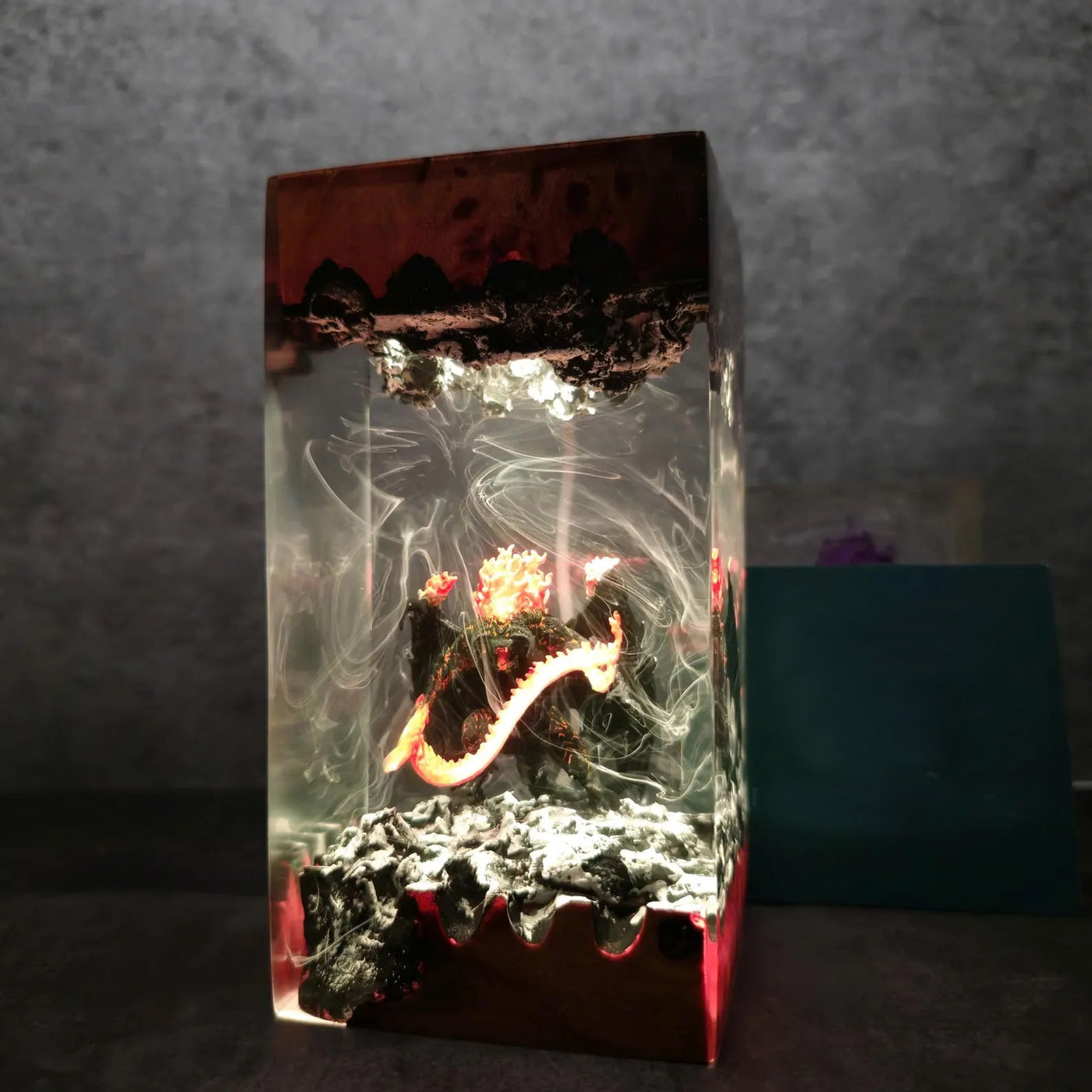 LOTR Lord Of Rings Balrog Epoxy Resin Lamp, Night Light