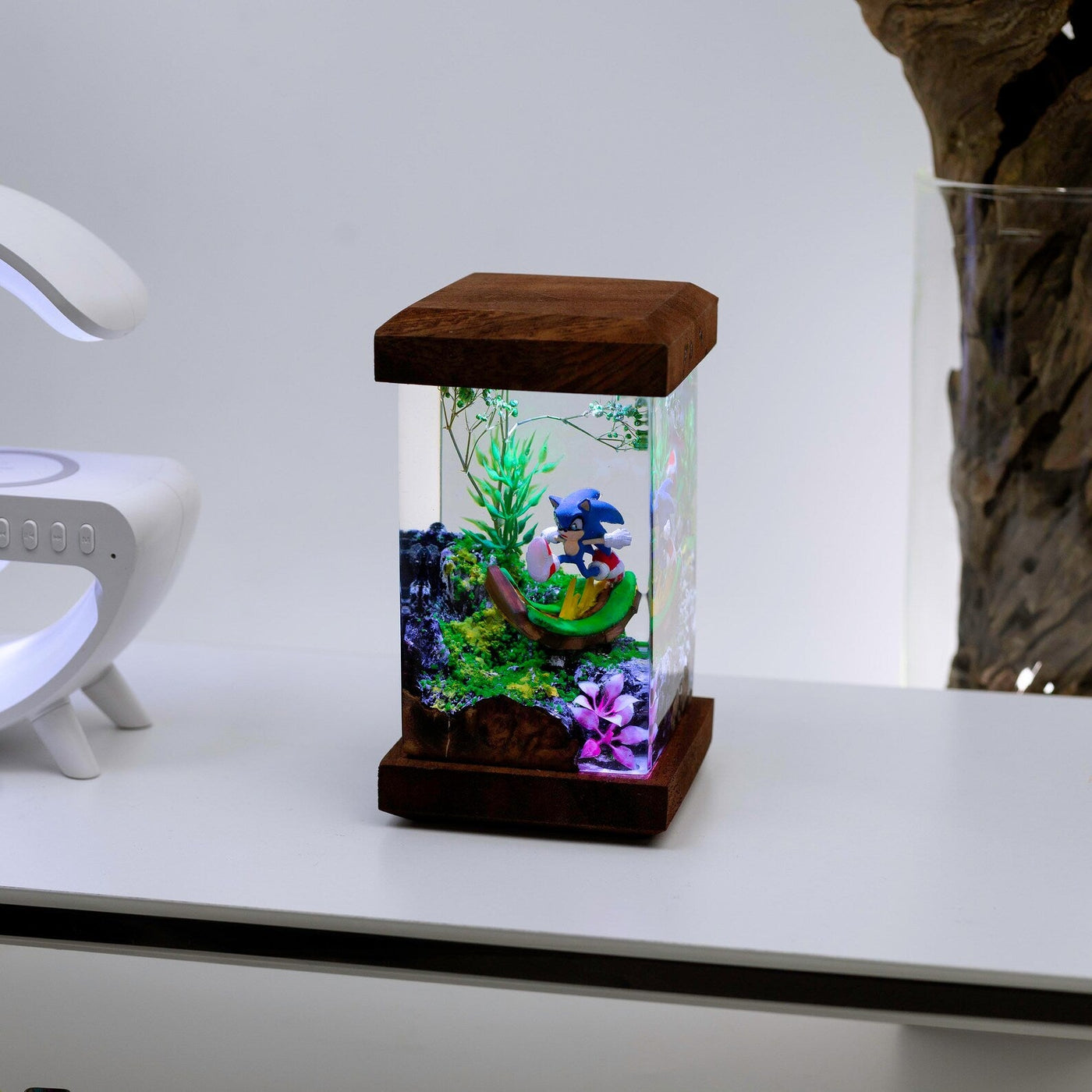 Sonic The Hedgehog Epoxy Resin Lamp, Night Light