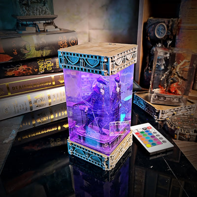 Bloodborne Lady Maria and The Old Hunters Epoxy Resin Lamp, Night Light, Wireless Lights