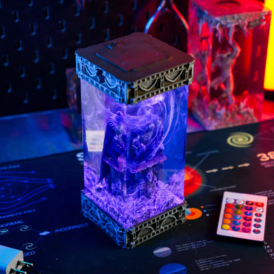 DC Batman Epoxy Resin Lamp, Night Light, Wireless Lights
