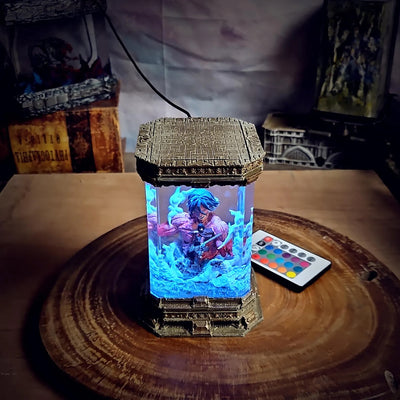 Attack On Titan Eren Yeager Jaeger Diorama Epoxy Resin Lamp, Night Light, Wireless Lights