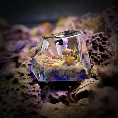 WALL E EVE Artisan Keycaps Epoxy Resin