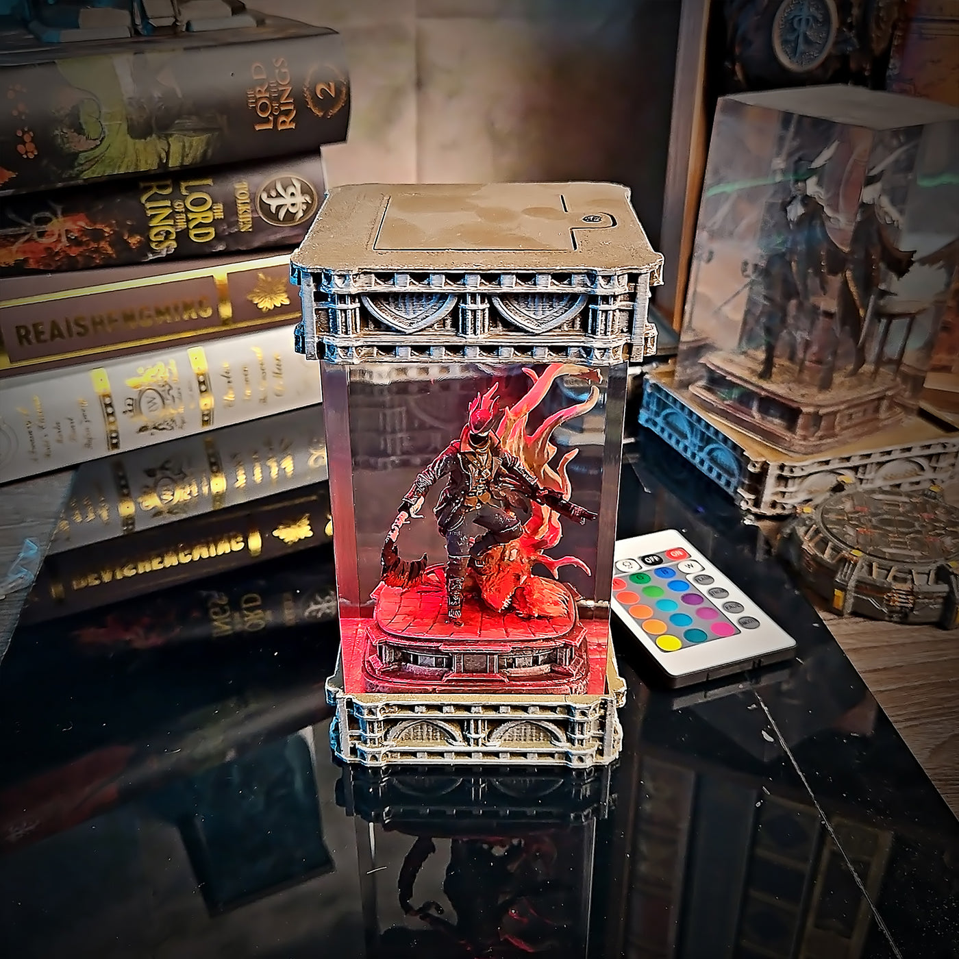 The Hunter Bloodborne Epoxy Resin Lamp, Night Light, Wireless Lights