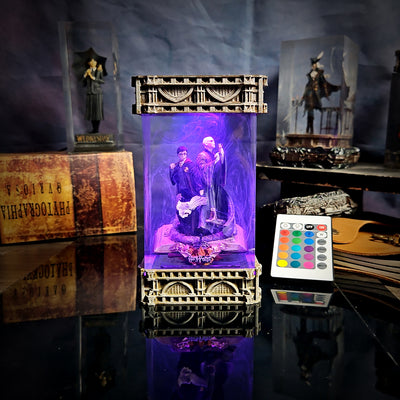 Harry Potter Volermort Epoxy Resin Lamp, Night Light, Wireless Lights