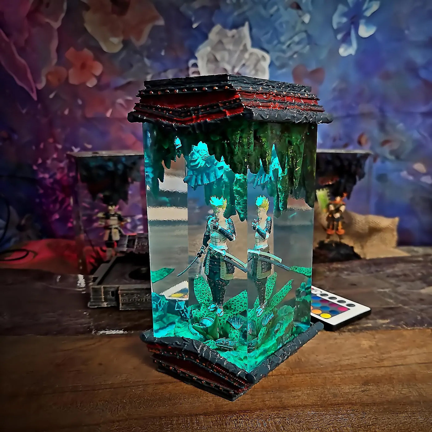 Dragon Ball Trunks Shogun Cell Epoxy Resin Lamp, Night Light, Wireless Lights