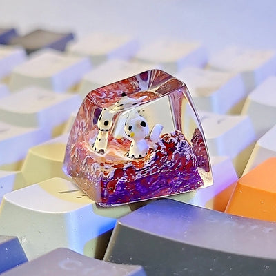 Pokemon Mimikyu Artisan Keycaps Epoxy Resin