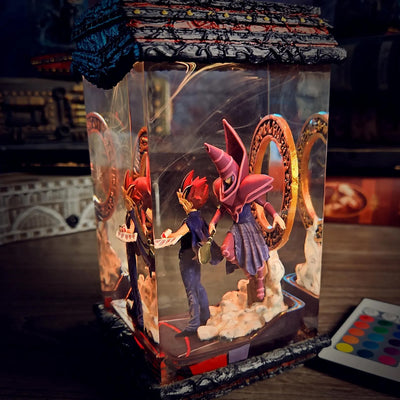Yu Gi Oh Yugi Mutou Dark Magician Epoxy Resin Lamp, Night Light, Wireless Lights