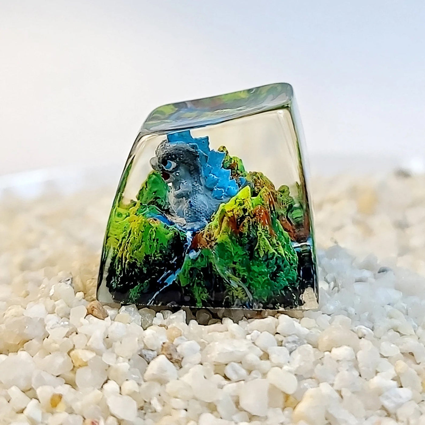 Godzilla Chibi Skull Island Artisan Keycaps Epoxy Resin