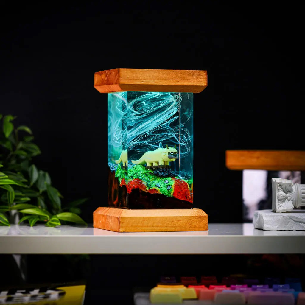 Appa Airbender Epoxy Resin Lamp, Night Light