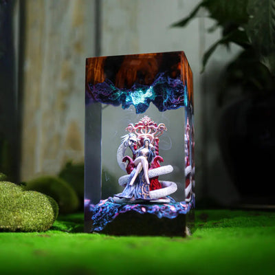One Piece Boa Hancock Epoxy Resin Lamp, Night Light