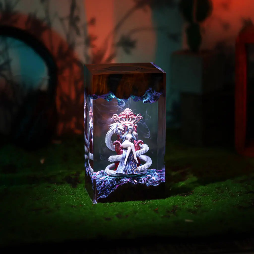 One Piece Boa Hancock Epoxy Resin Lamp, Night Light