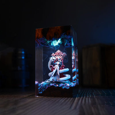 One Piece Boa Hancock Epoxy Resin Lamp, Night Light