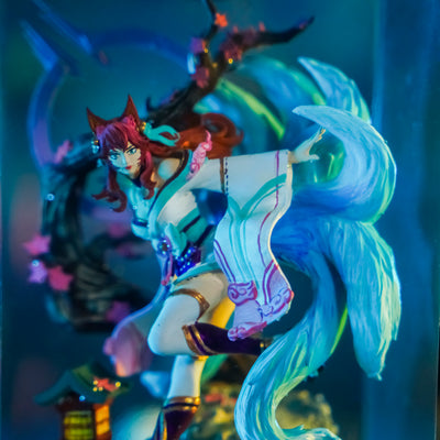 League Of Legends Ahri Spirit Blossom Epoxy Resin Lamp, Night Light, Wireless Lights