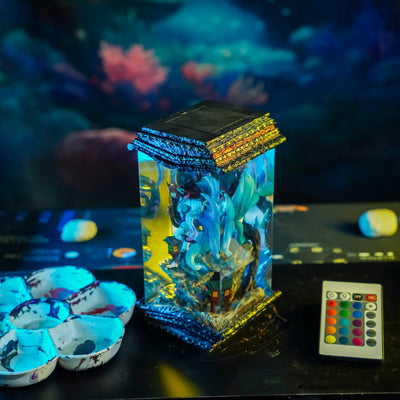 League Of Legends Ahri Spirit Blossom Epoxy Resin Lamp, Night Light, Wireless Lights