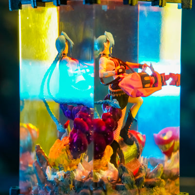 League Of Legends Jinx Arcane Epoxy Resin Lamp, Night Light, Wireless Lights