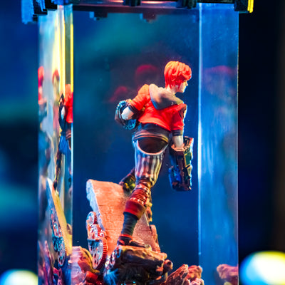 League Of Legends Vi Arcane Epoxy Resin Lamp, Night Light, Wireless Lights