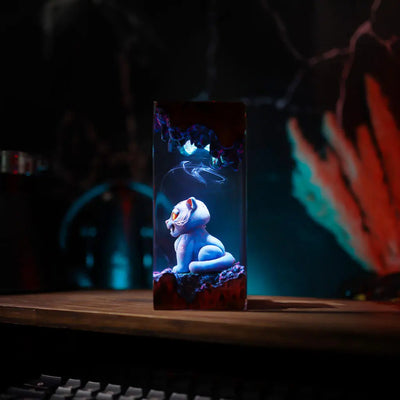 KPop Demon Hunters Derpy Tiger Epoxy Resin Lamp, Night Light