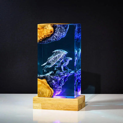 Fourth Wing Dragon Epoxy Resin Lamp, Night Light