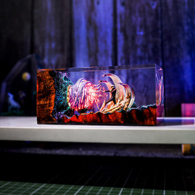 Gojo Satoru Jujutsu Kaisen Epoxy Resin Lamp, Night Light