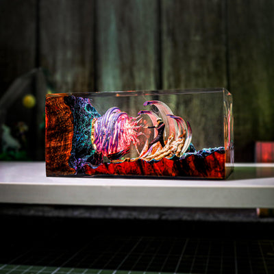 Gojo Satoru Jujutsu Kaisen Epoxy Resin Lamp, Night Light