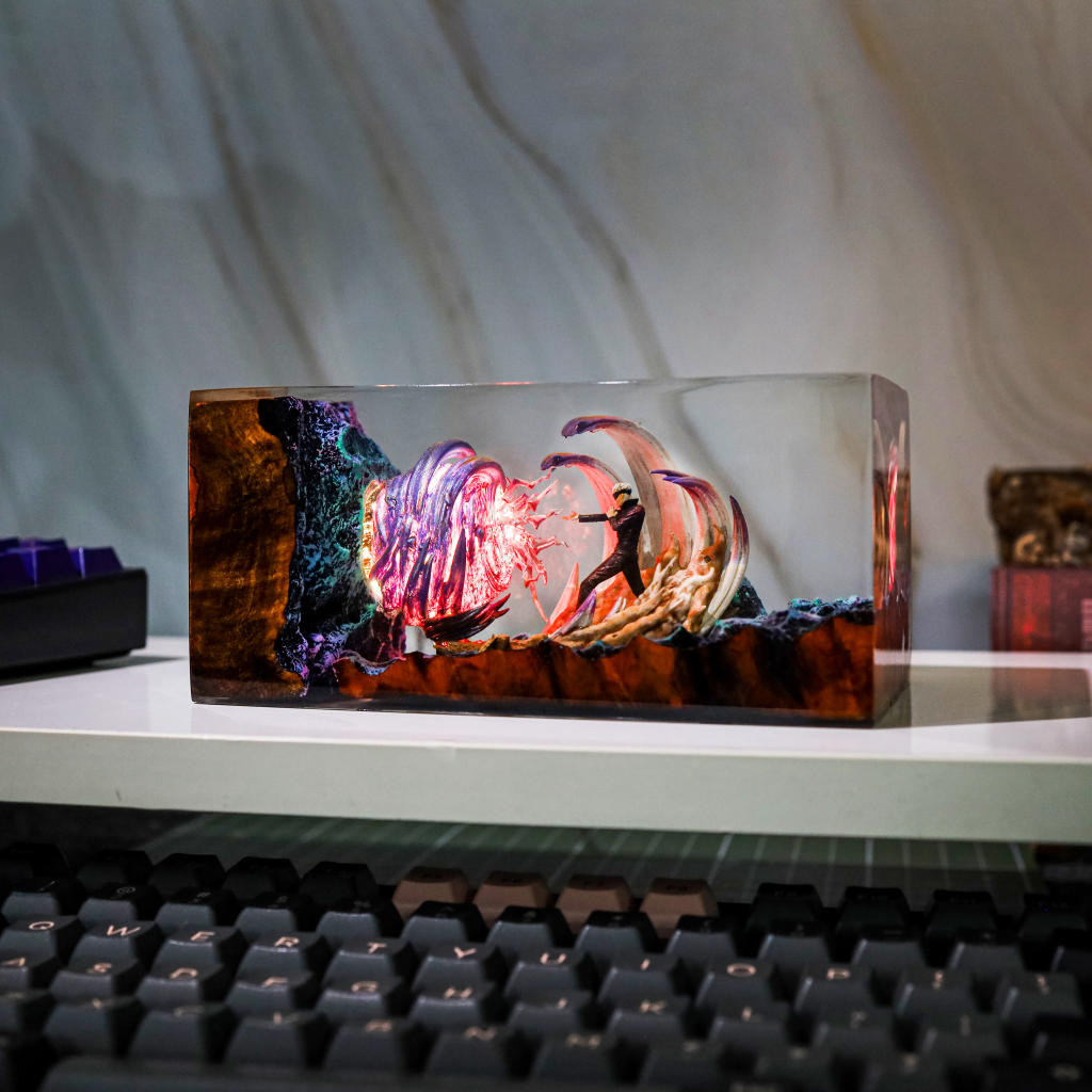 Gojo Satoru Jujutsu Kaisen Epoxy Resin Lamp, Night Light