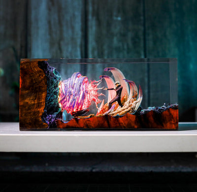 Gojo Satoru Jujutsu Kaisen Epoxy Resin Lamp, Night Light