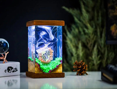 Hufflepuff Harry Potter Epoxy Resin Lamp, Night Light