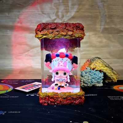 Tony Tony Chopper One Piece Diorama Epoxy Resin Lamp, Night Light, Wireless Lights