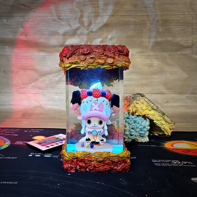 Tony Tony Chopper One Piece Diorama Epoxy Resin Lamp, Night Light, Wireless Lights