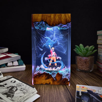 Uzumaki Naruto Sage Mode Epoxy Resin Lamp, Night Light