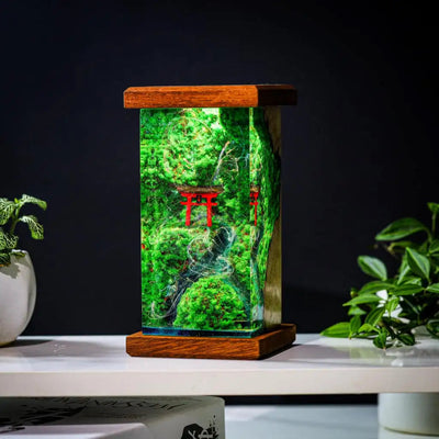 Torii Gate Epoxy Resin Lamp, Night Light