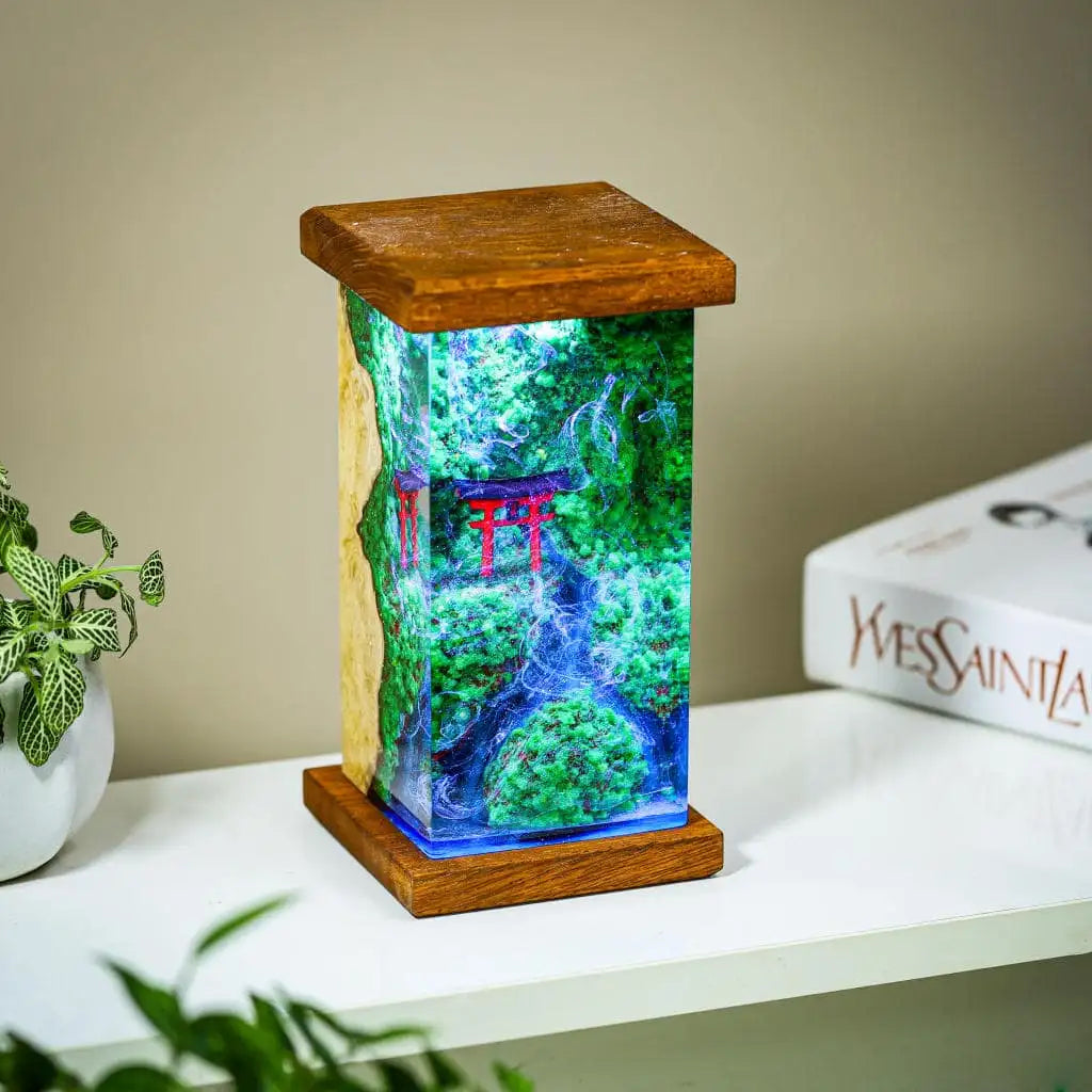 Torii Gate Epoxy Resin Lamp, Night Light