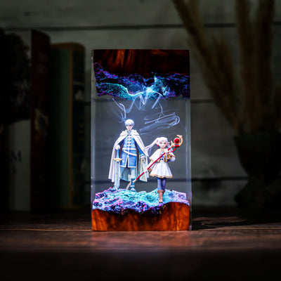 Frieren Beyond Journey's End Epoxy Resin Lamp, Night Light