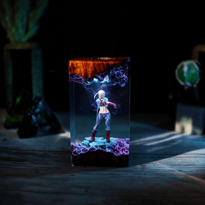 Cammy Street Fighter V Epoxy Resin Lamp, Night Light