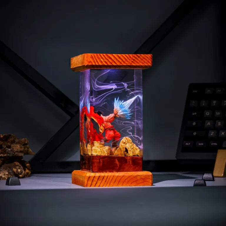 Dragon Ball Goku Epoxy Resin Lamp, Night Light