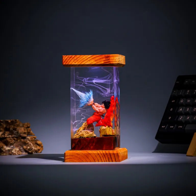 Dragon Ball Goku Epoxy Resin Lamp, Night Light