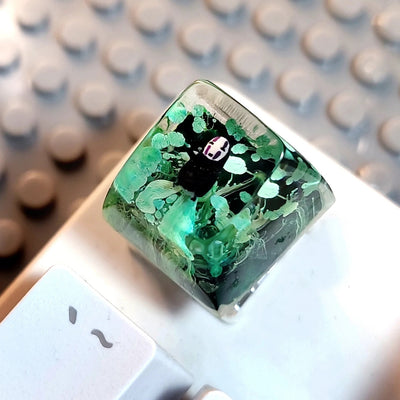 Spirited Away No Face Faceless Artisan Keycaps Epoxy Resin