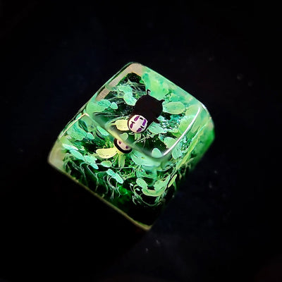 Spirited Away No Face Faceless Artisan Keycaps Epoxy Resin