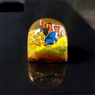 Fish Finding Nemo Squirt Marlin Dory Artisan Keycaps Epoxy Resin