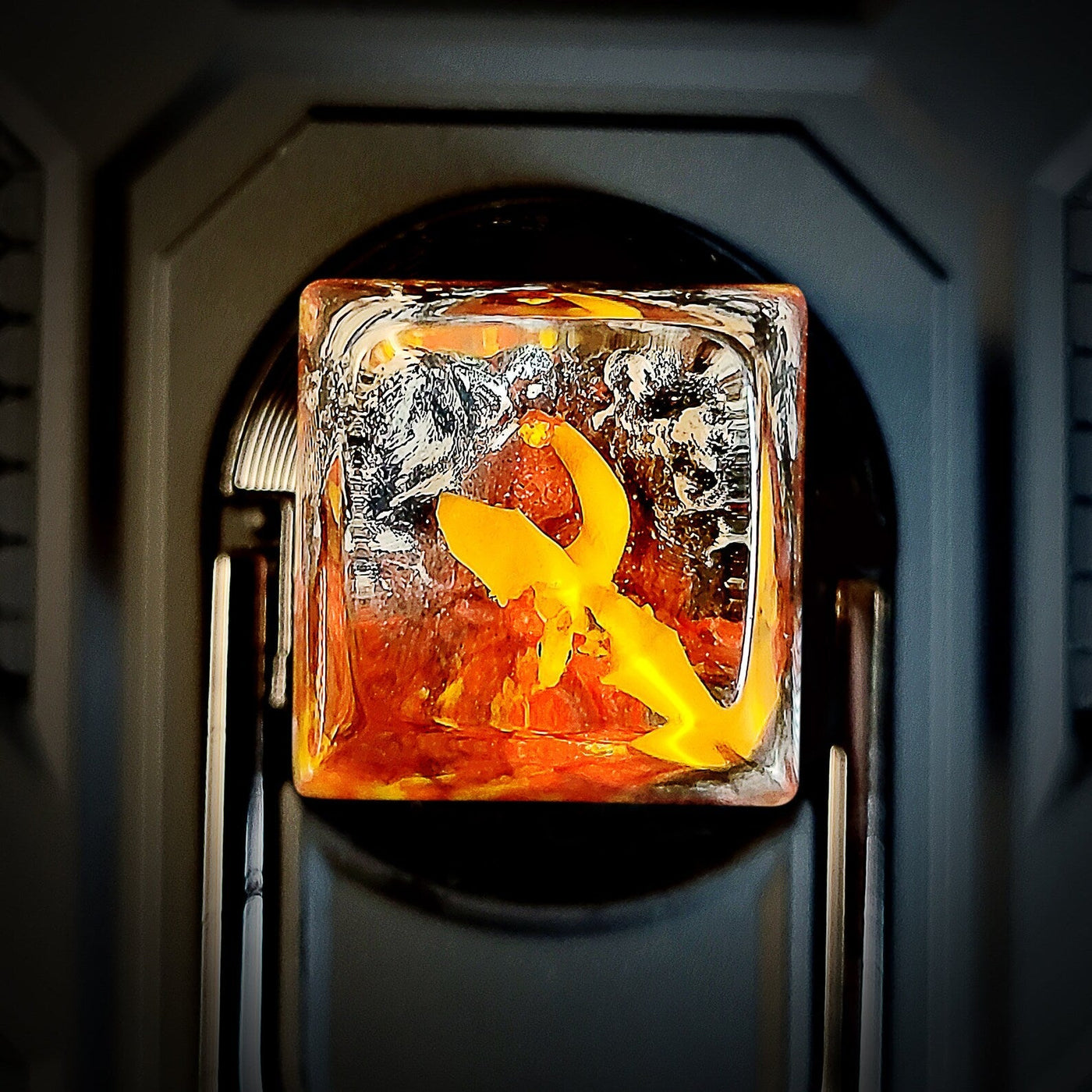 Pokemon Charizard Artisan Keycaps Epoxy Resin