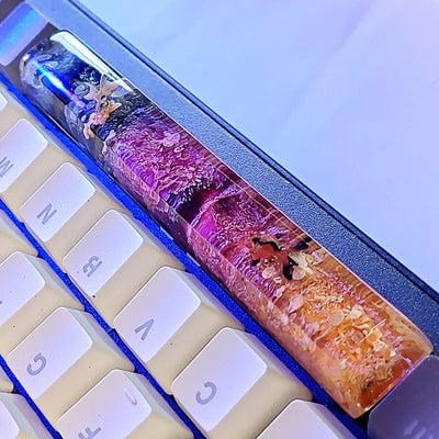 Golden Fish Spacebar Artisan Keycaps Epoxy Resin