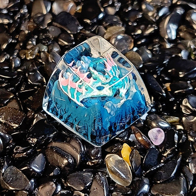 Game Of Throne GOT Bone Dragon Artisan Keycaps Epoxy Resin