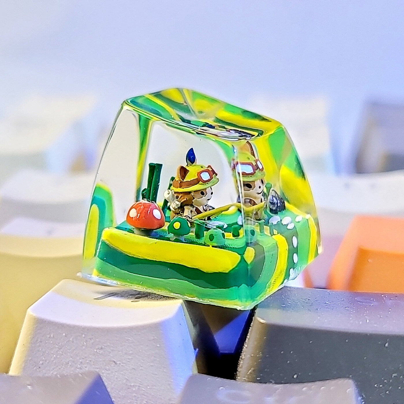 League of Legends Teemo Artisan Keycaps Epoxy Resin