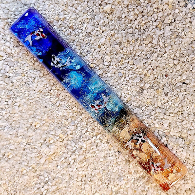 Koi Fish Spacebar Artisan Keycaps Epoxy Resin