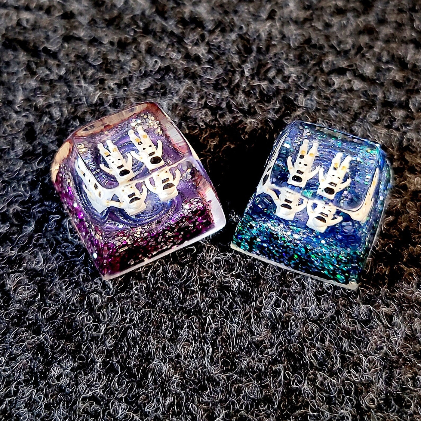 Universe Astronaut Artisan Keycaps Epoxy Resin