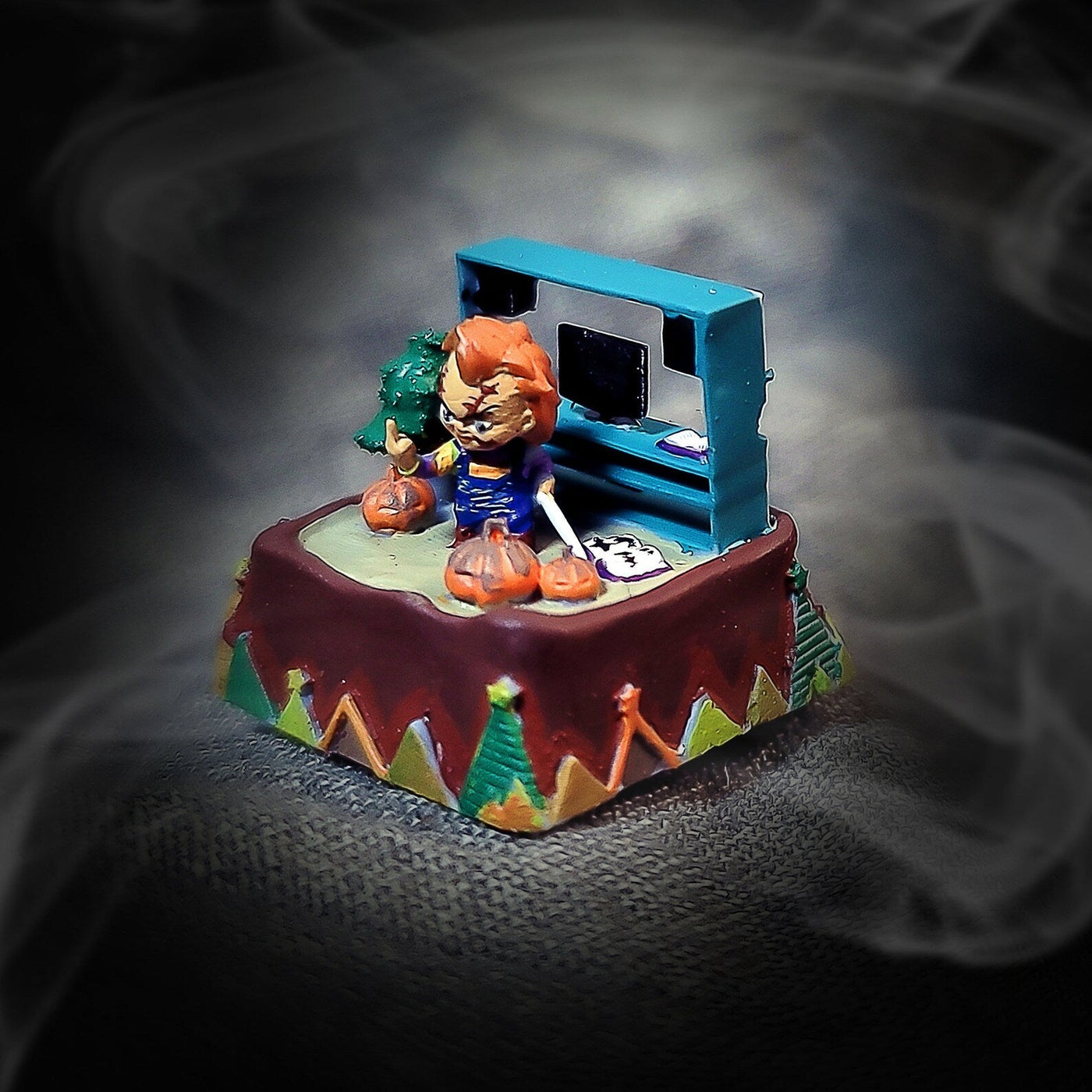 Chucky Halloween Artisan Keycaps Epoxy Resin