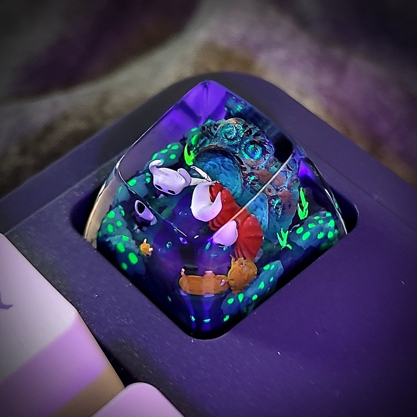 Hollow Knight Hornet Halloween Artisan Keycaps Epoxy Resin