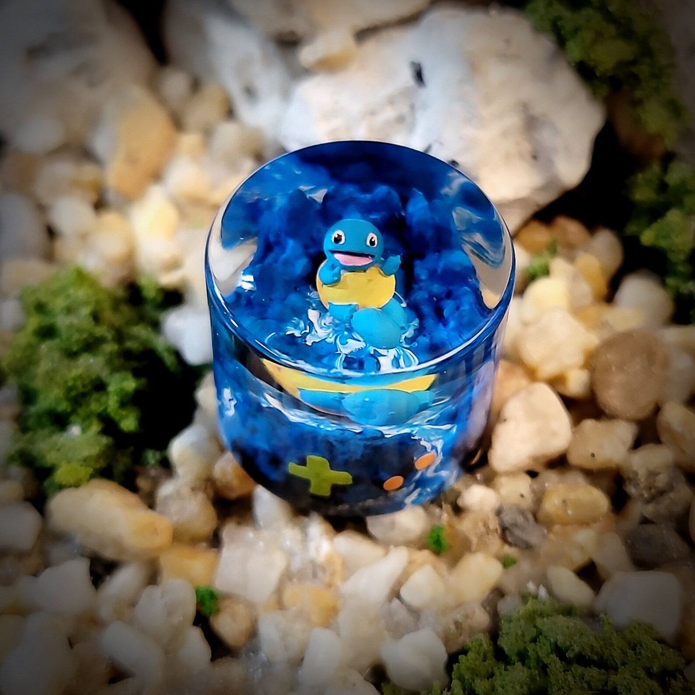 Pokemon Squirtle Keyboard Knob Artisan Keycaps Epoxy Resin